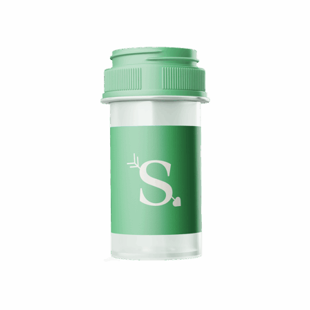 Upright Green Bottle 1000x1000