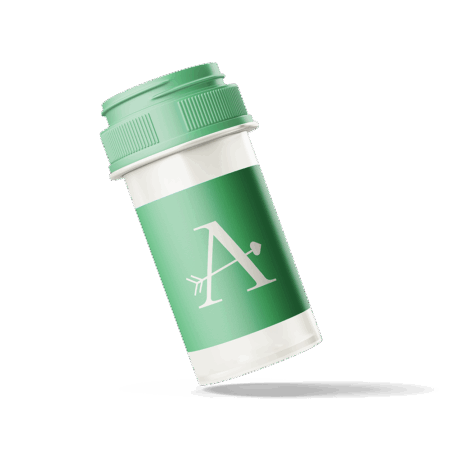 Amore Green Pill Bottle 1 1000x1000